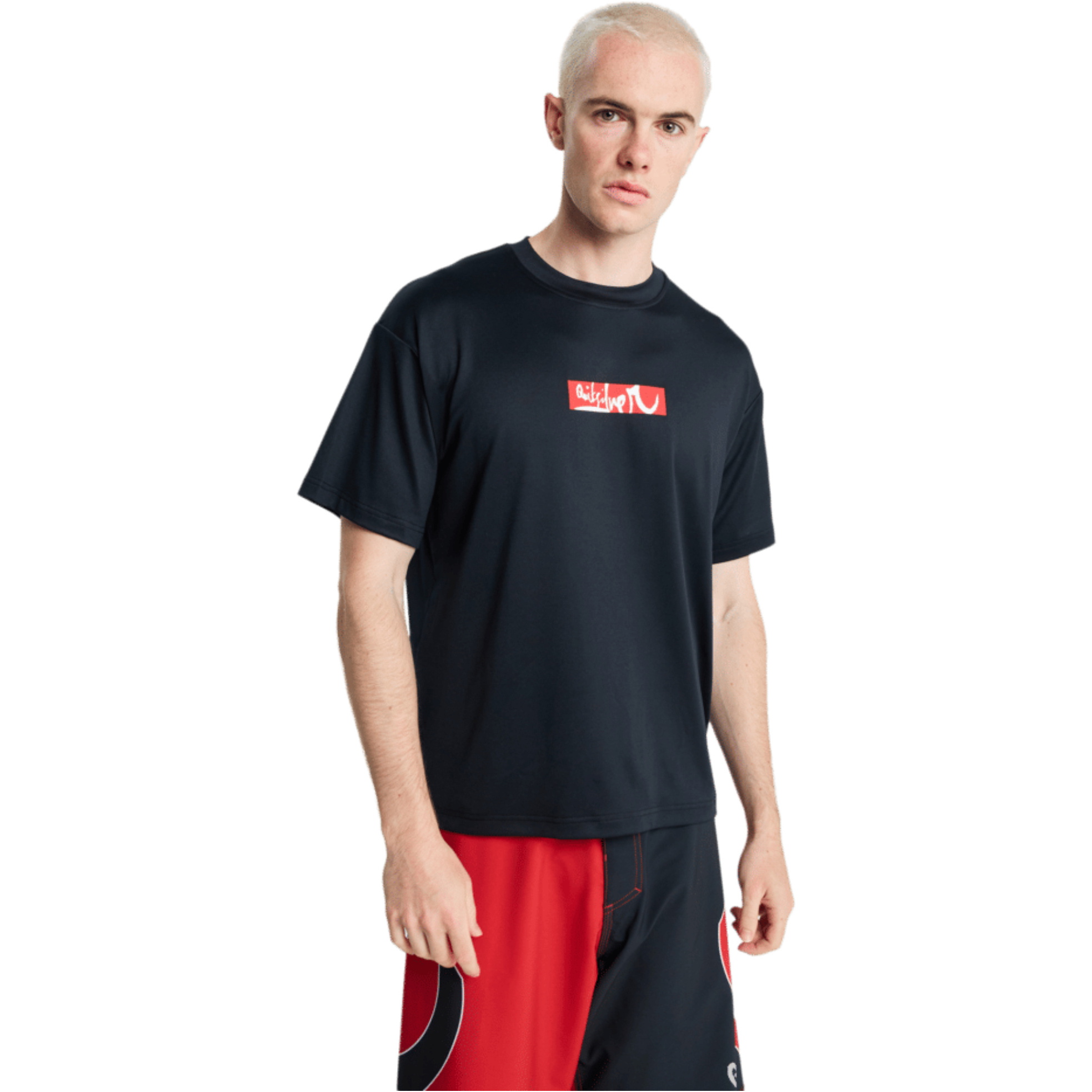 2026 Quiksilver Mens Impaired UV Surf Tee EQYWR03481 - Black